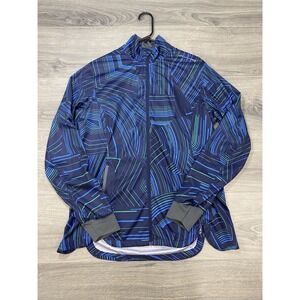 Brooks Shelter Technology Jacket Running Blue Womens Large Full Zip